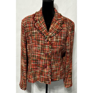 Style‎ & Co. Multicolored Woven jacket size 14P